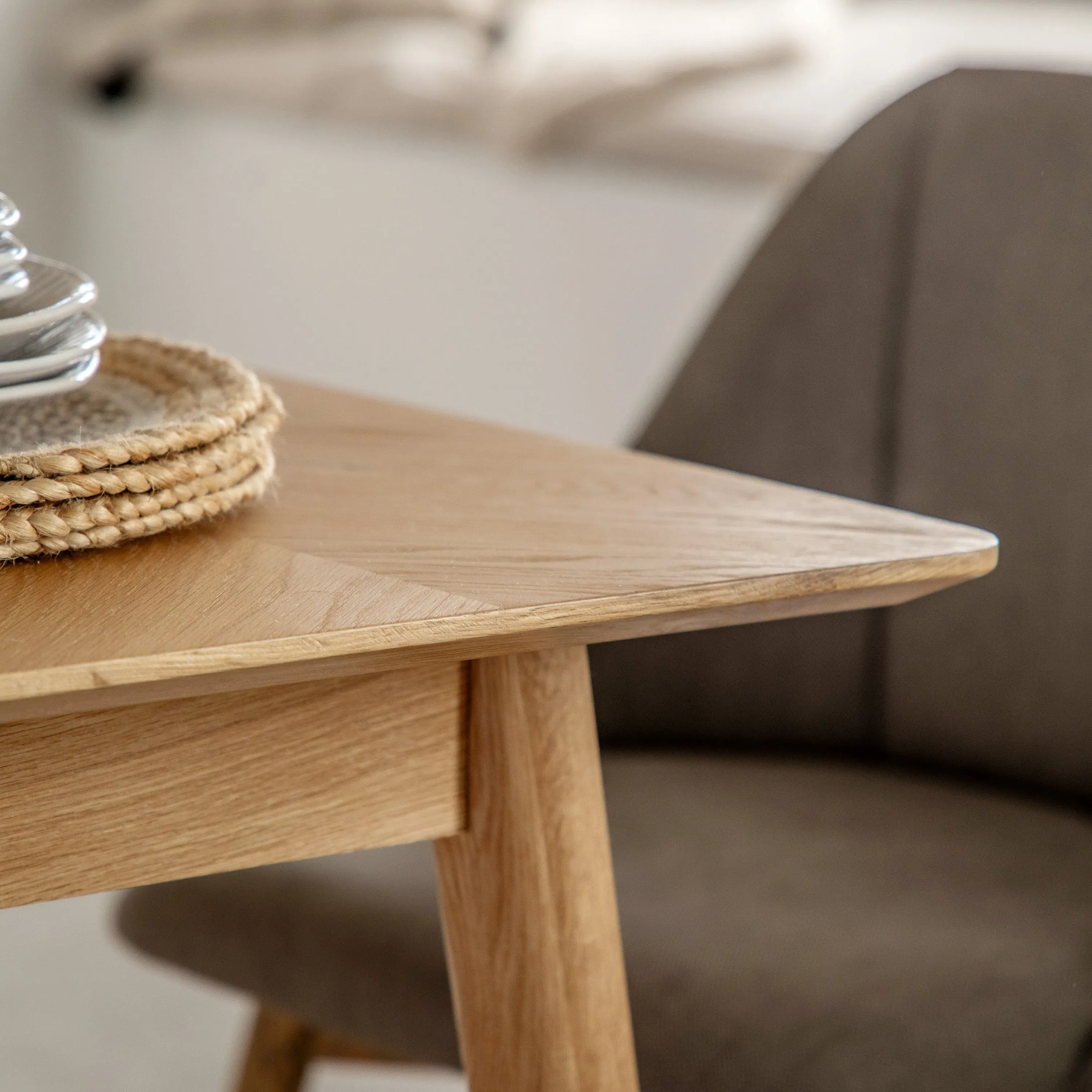 Extending Dining Table - Oak, Solid Wood