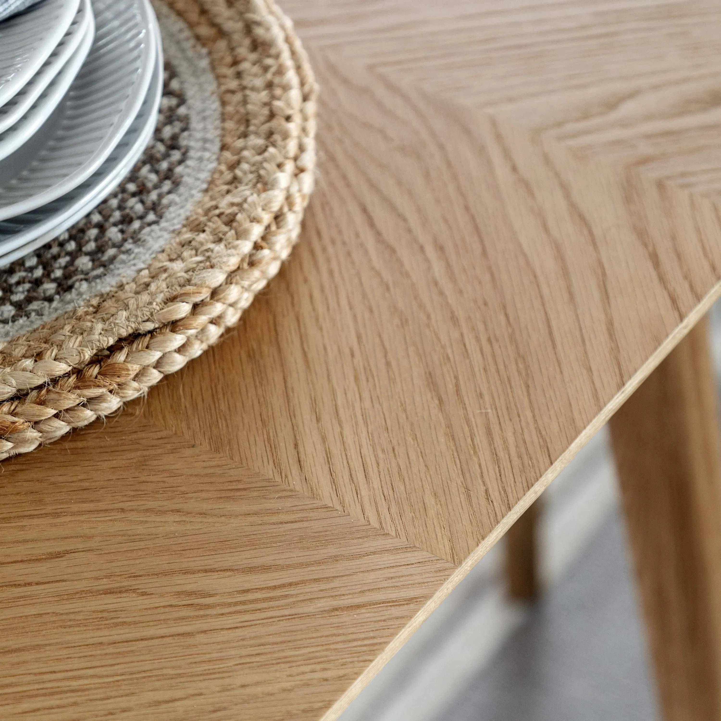 Extending Dining Table - Oak, Solid Wood