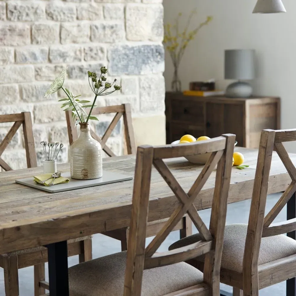 Extending Dining Table - Reclaimed Wood