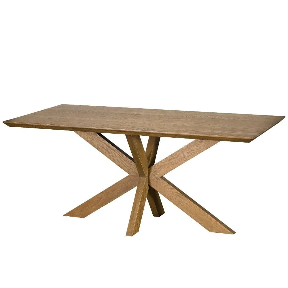 Fixed Dining Table - White Oak, Solid Wood image