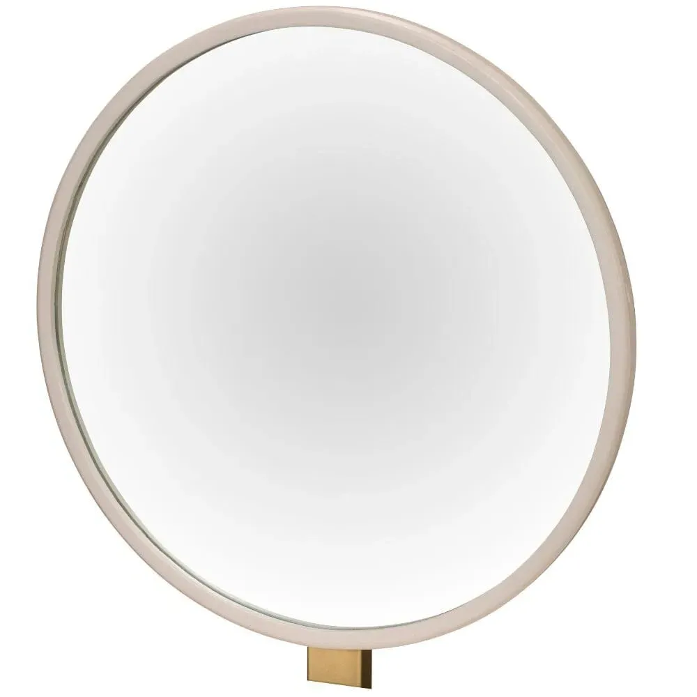 Gallery Mirror with Easy Fit - White, Mahogany