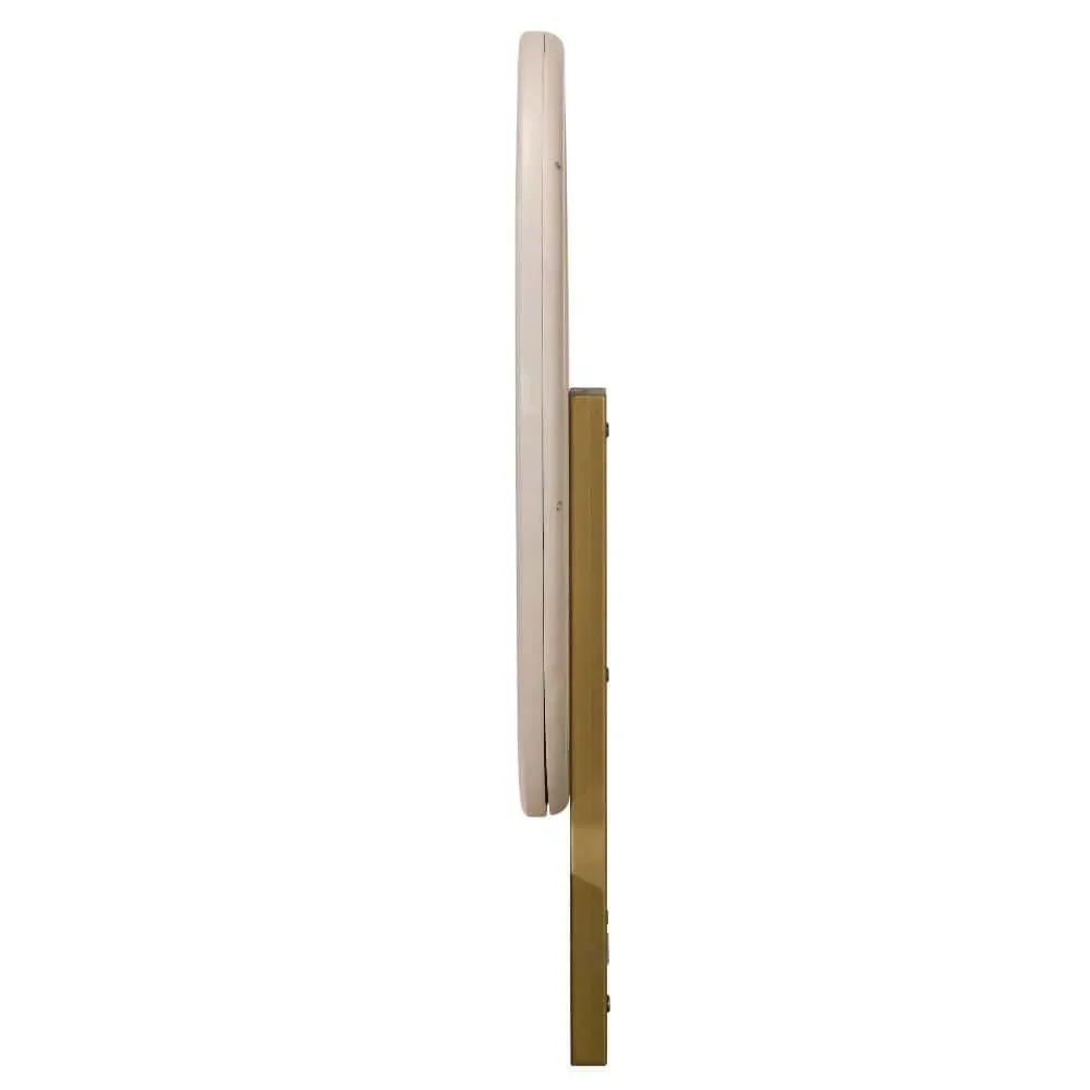Gallery Mirror with Easy Fit - White, Mahogany