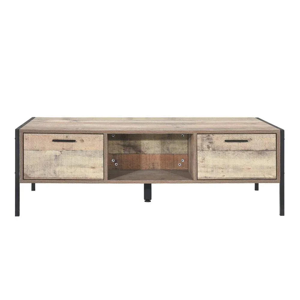 Industrial Coffee Table - Wood Effect, Particle Board