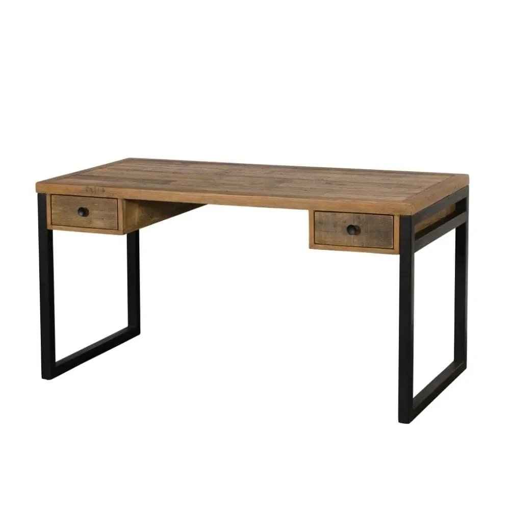 Industrial Desk - Natural, Reclaimed Wood