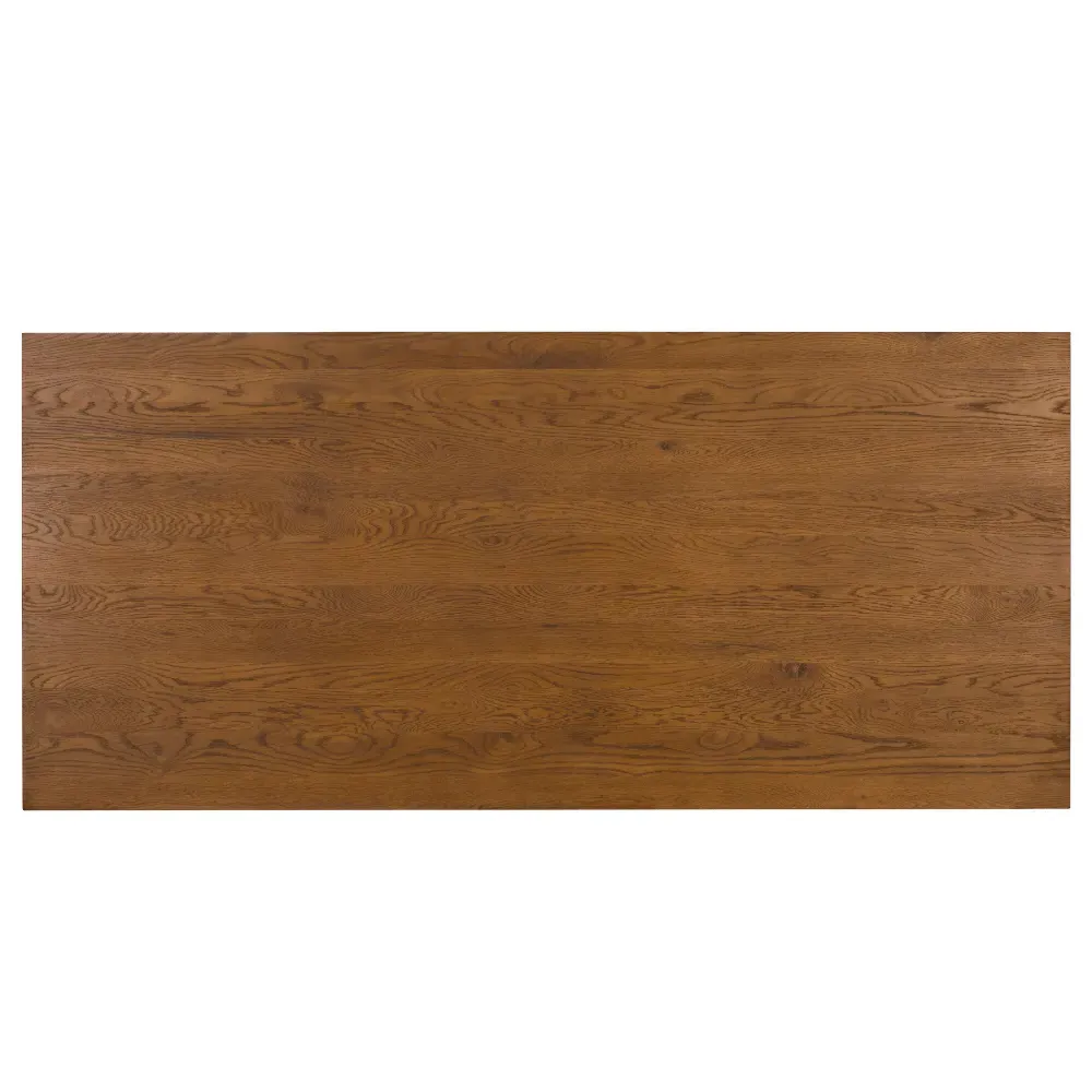 Industrial Dining Table - Oak, Solid Wood