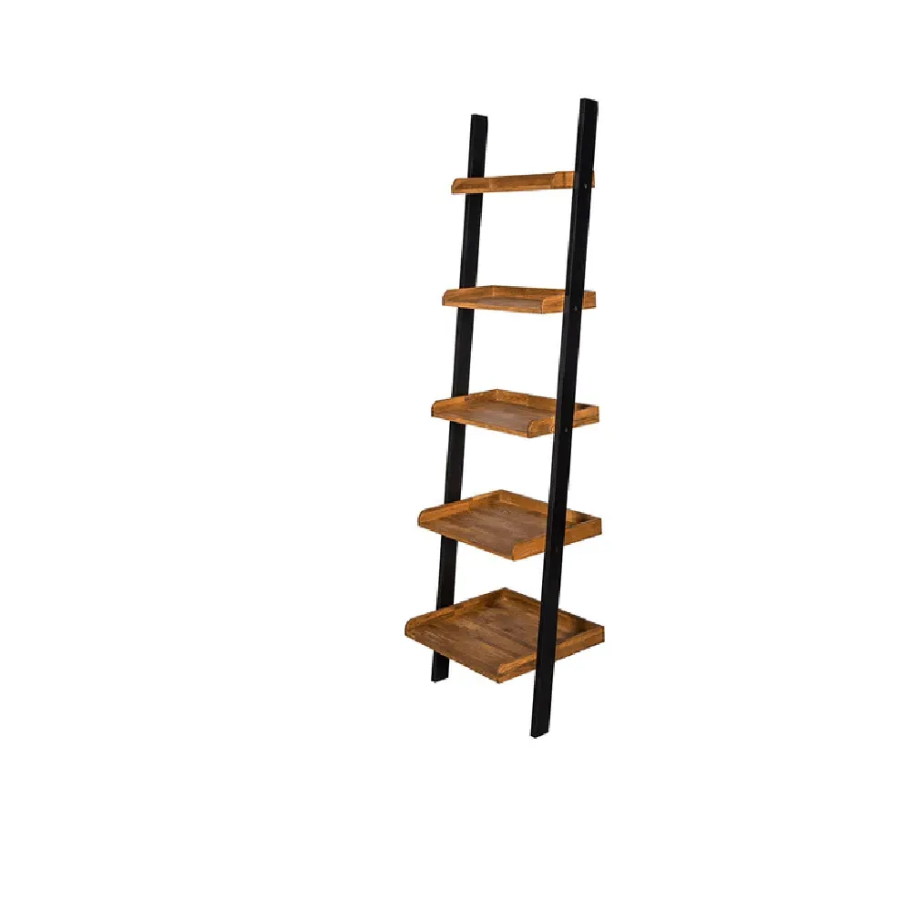 Ladder Shelf - Wood, Black