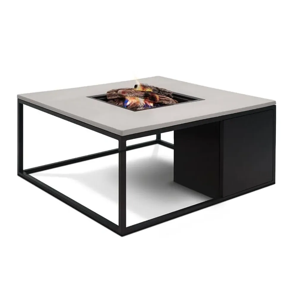 Medium Fire Pit - Grey, Teak image