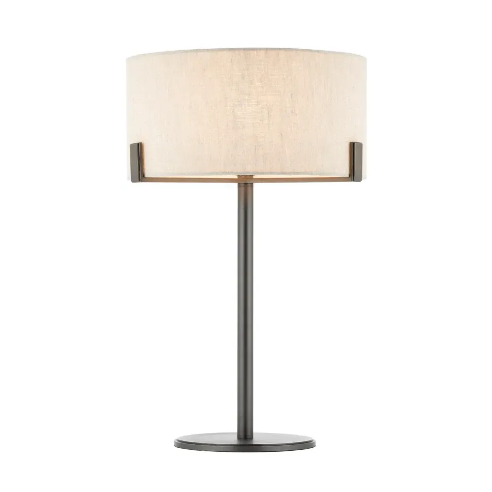 Metal Floor Lamp - Cream, Copper
