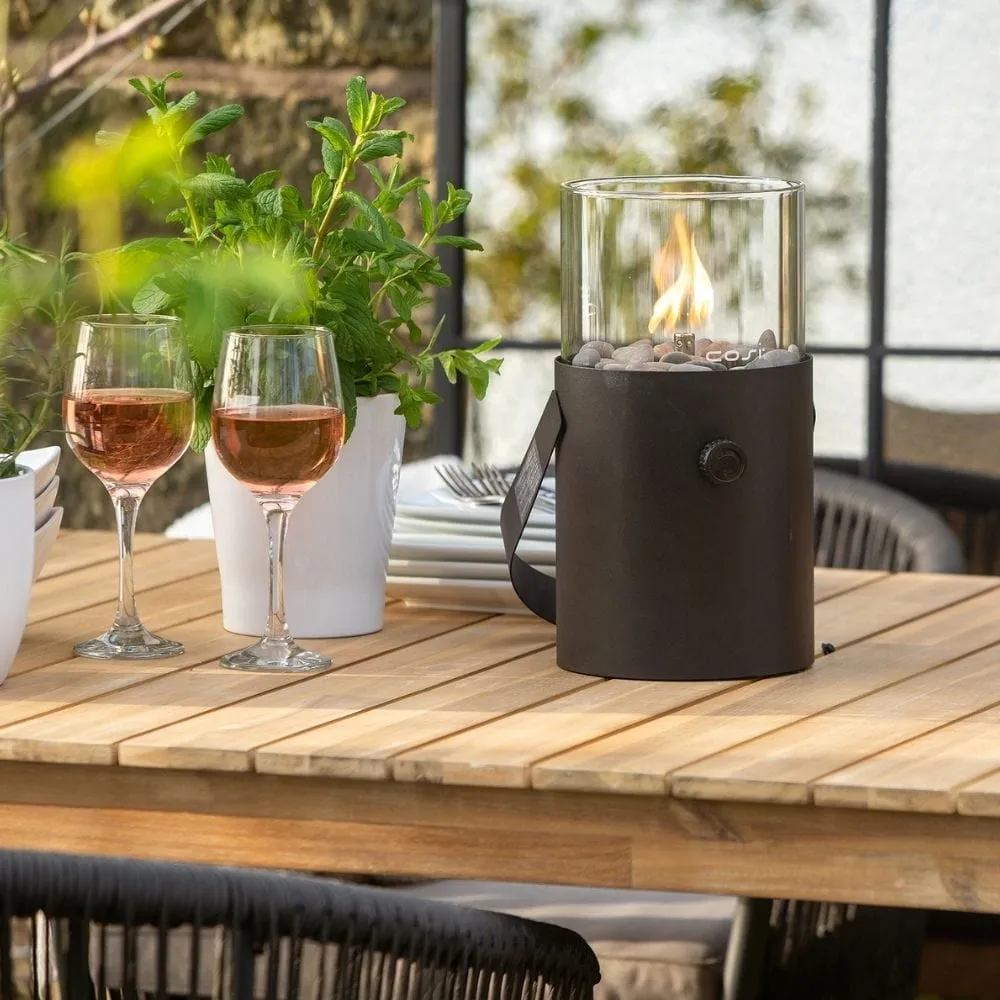 Portable Fire Lantern - Black