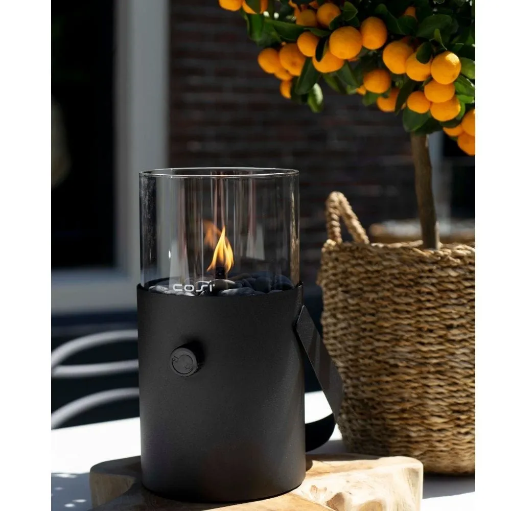 Portable Fire Lantern - Black