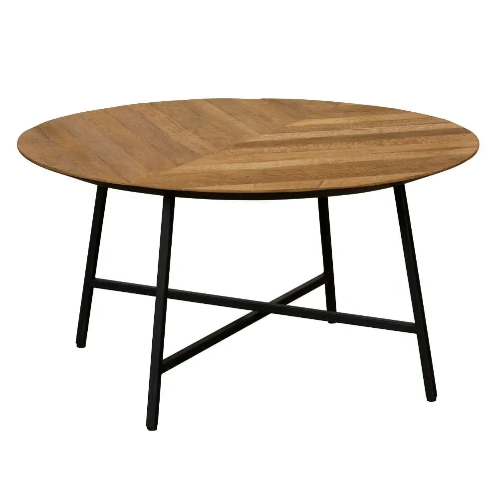 Round Coffee Table - Wood, Solid Teak