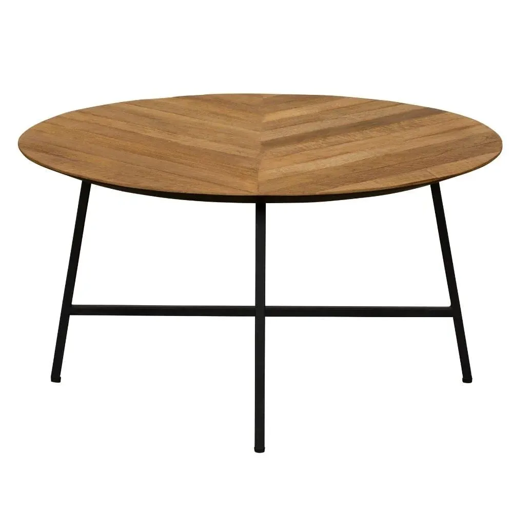 Round Coffee Table - Wood, Solid Teak