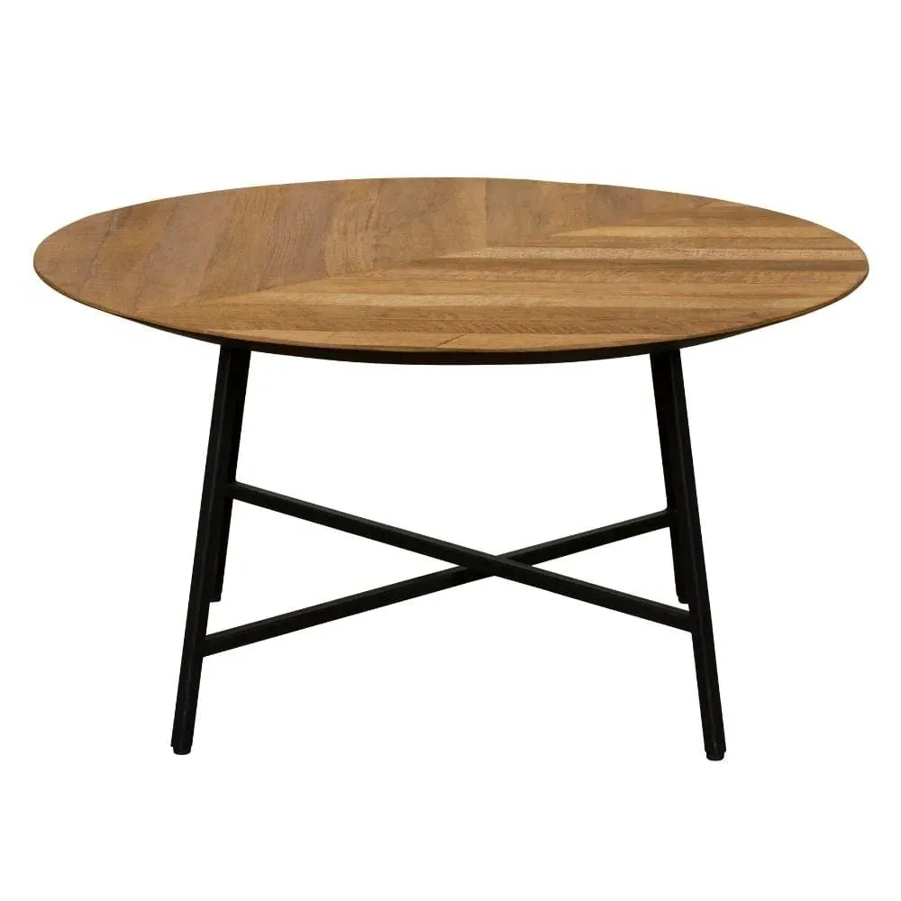 Round Coffee Table - Wood, Solid Teak