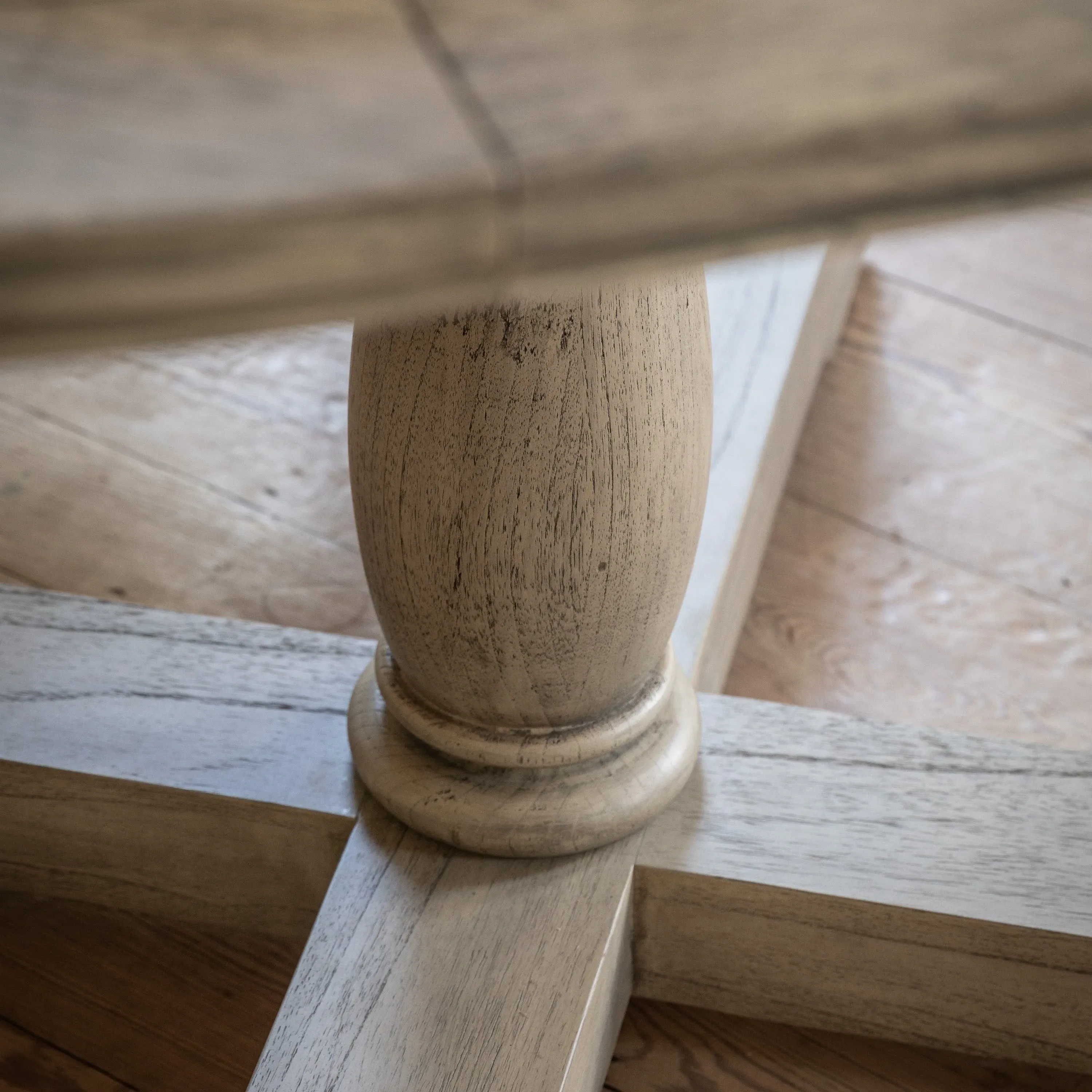 Round Extending Dining Table - Ash, Mindy Wood