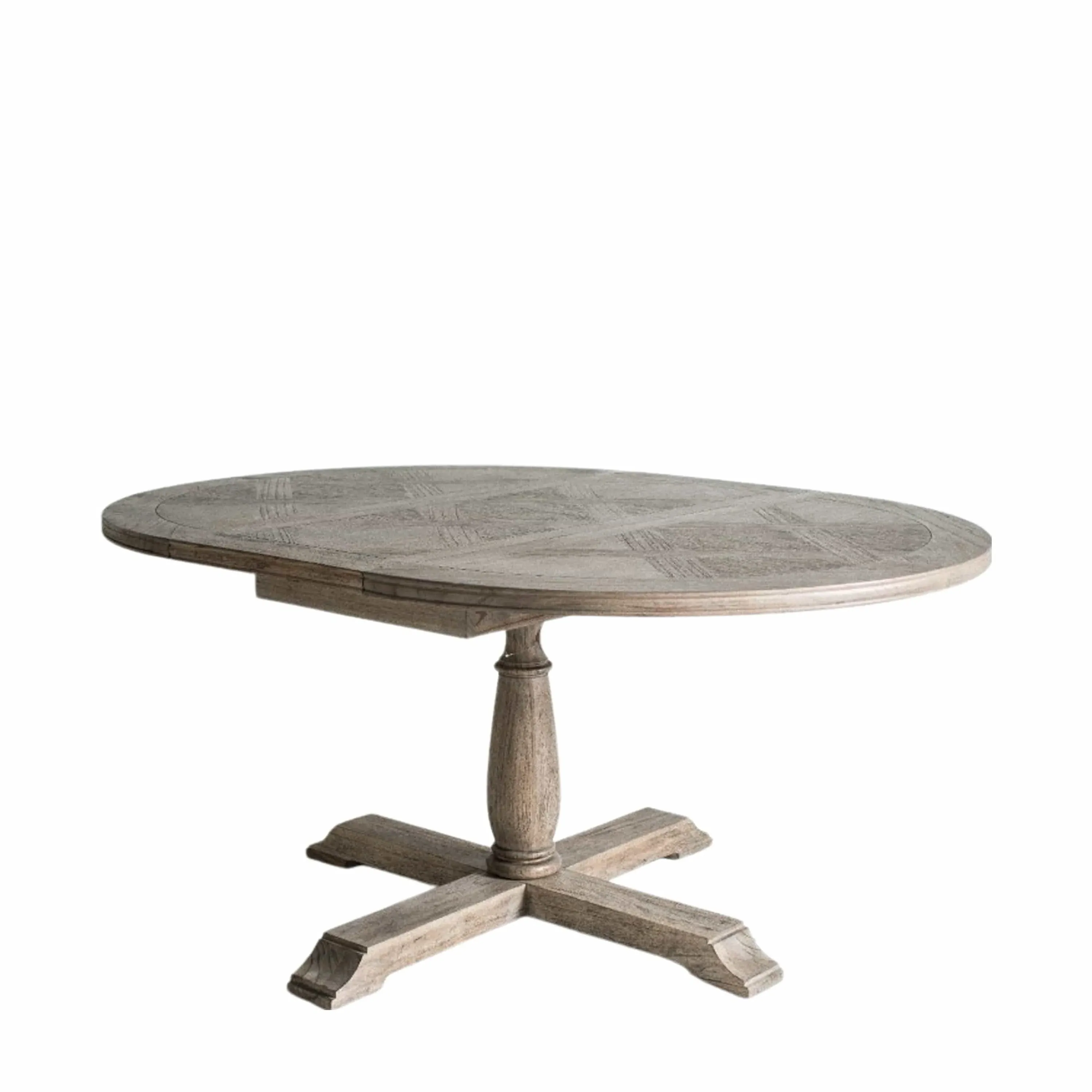 Round Extending Dining Table - Ash, Mindy Wood