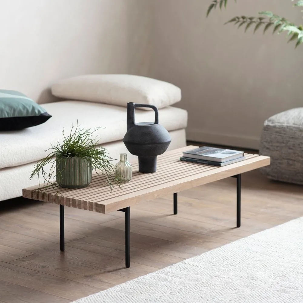 Solid Oak Coffee Table - Oak, Solid Wood image