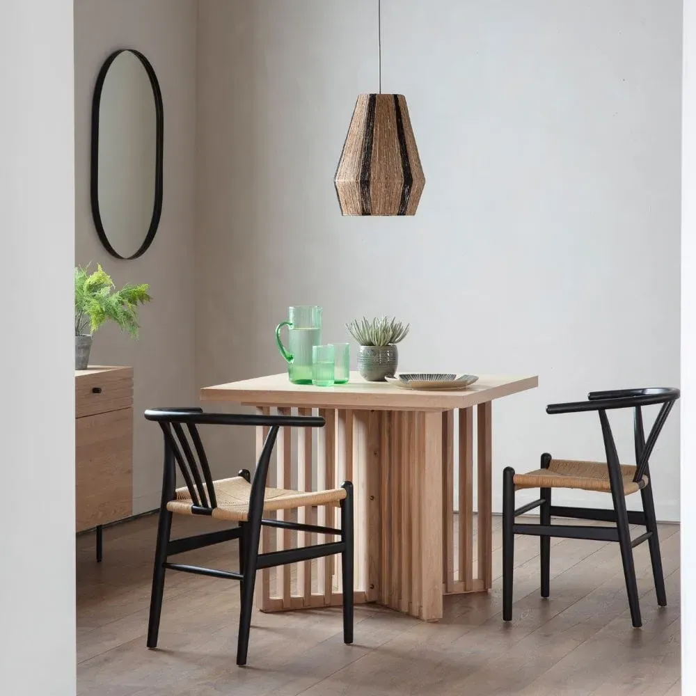 Square Dining Table - Oak, Solid Wood image