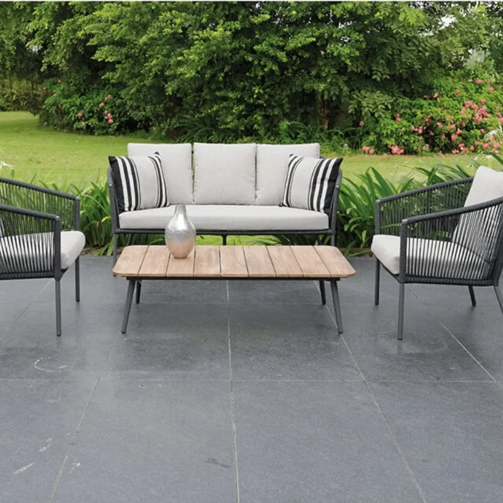 Stackable Outdoor Sofa Set - Grey image