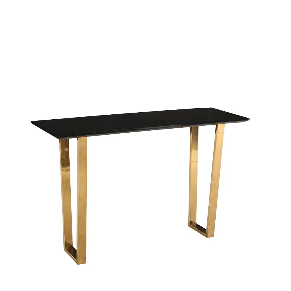 Statement Console Table - Black, Wood