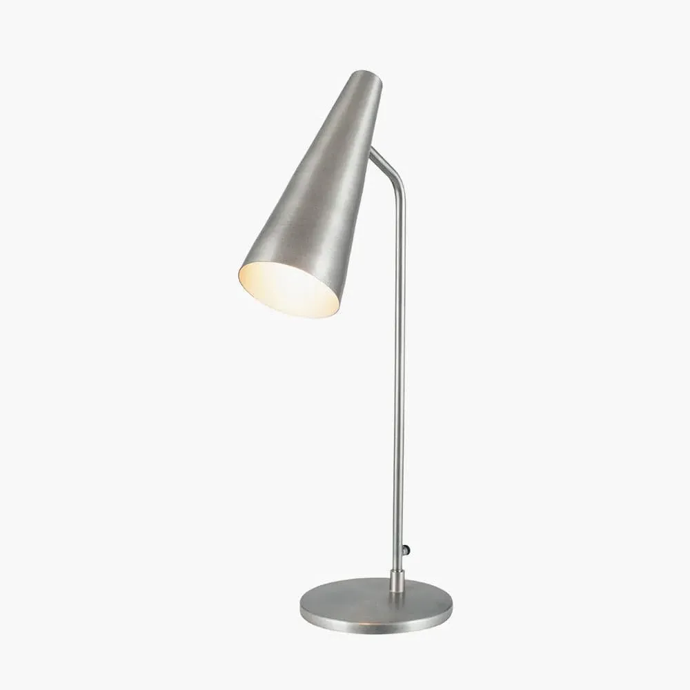 Thin Table Lamp - Silver