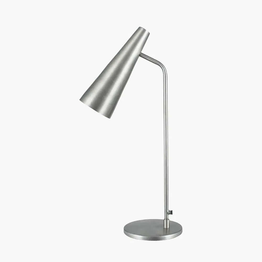 Thin Table Lamp - Silver