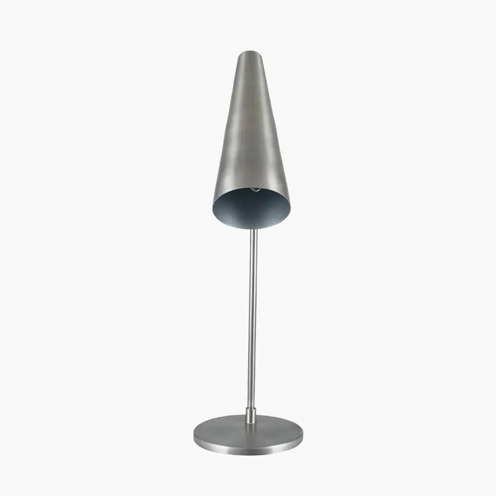 Thin Table Lamp - Silver