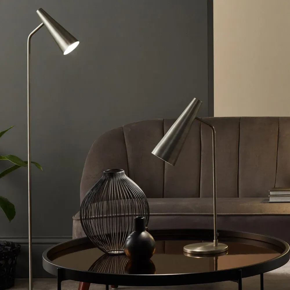 Thin Table Lamp - Silver image