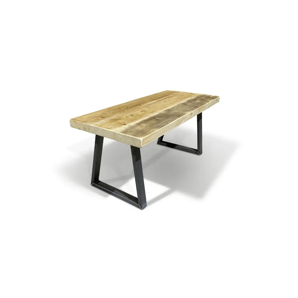 Triangle Base Coffee Table - Driftwood, Wood image