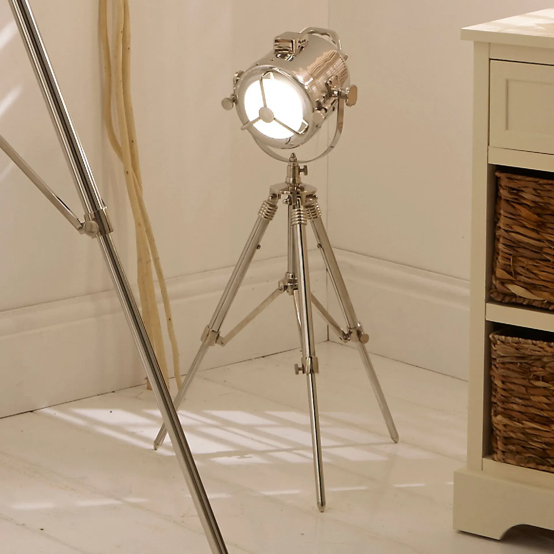 Tripod Table Lamp Marine Style - Silver image