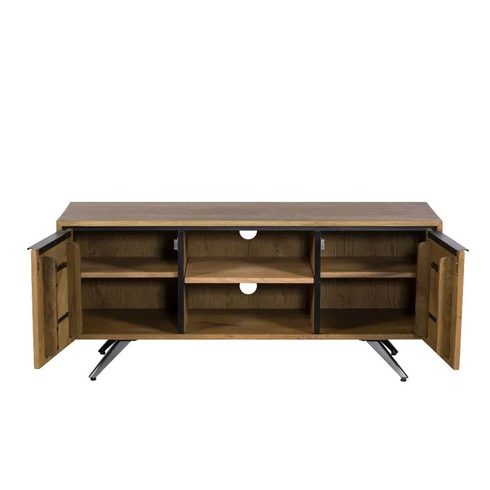 TV Unit with Storage - Wood, Oak