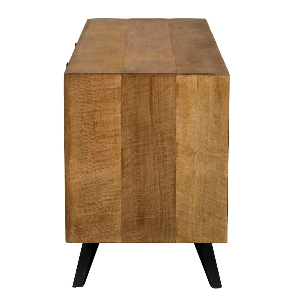 TV Unit with Storage - Wood, Reclaimed Teak