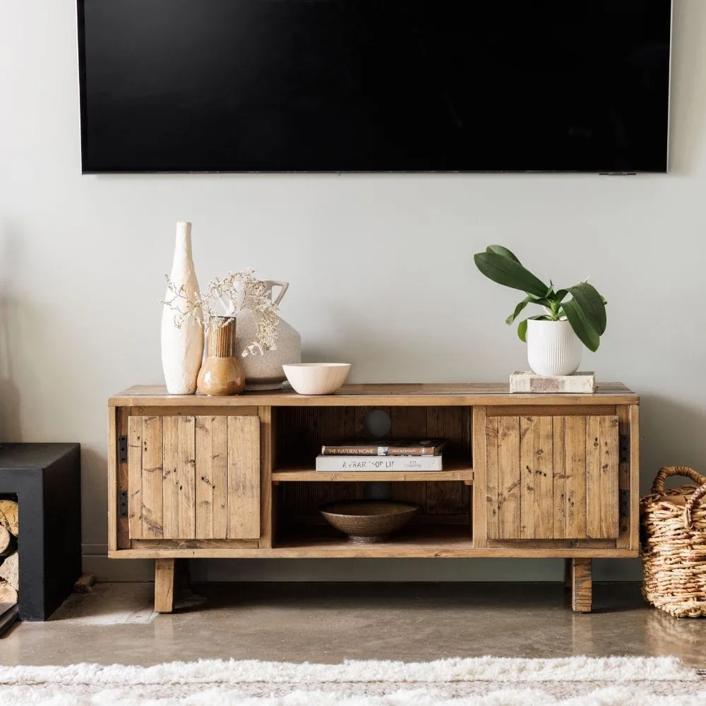 TV Unit with Storage - Wood, Reclaimed image
