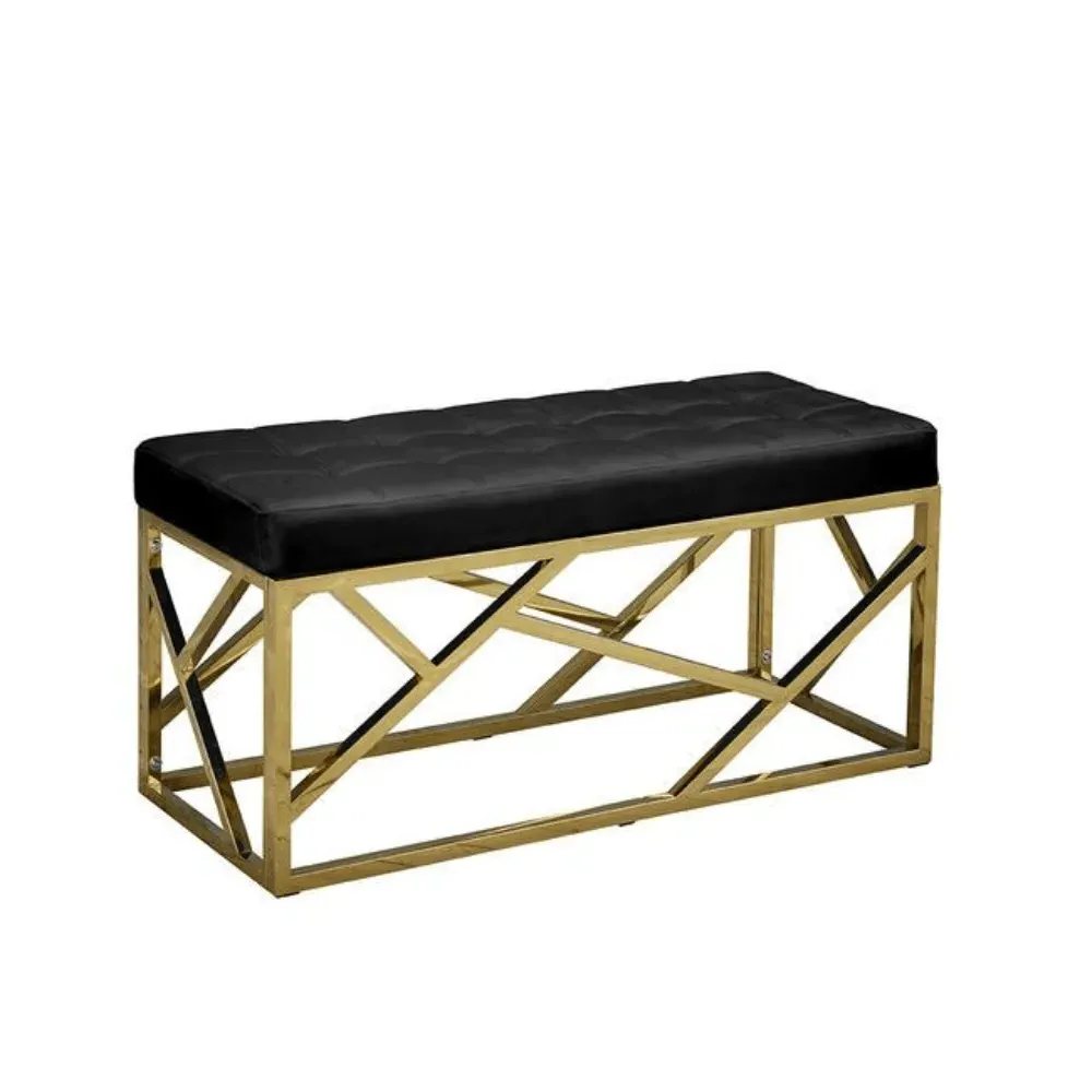 Velvet Bench - Black image