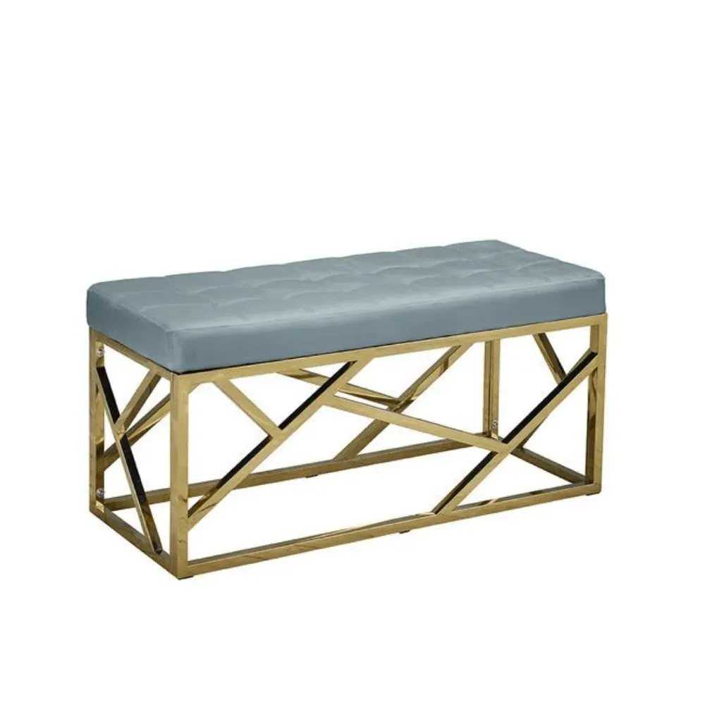 Velvet Bench - Green