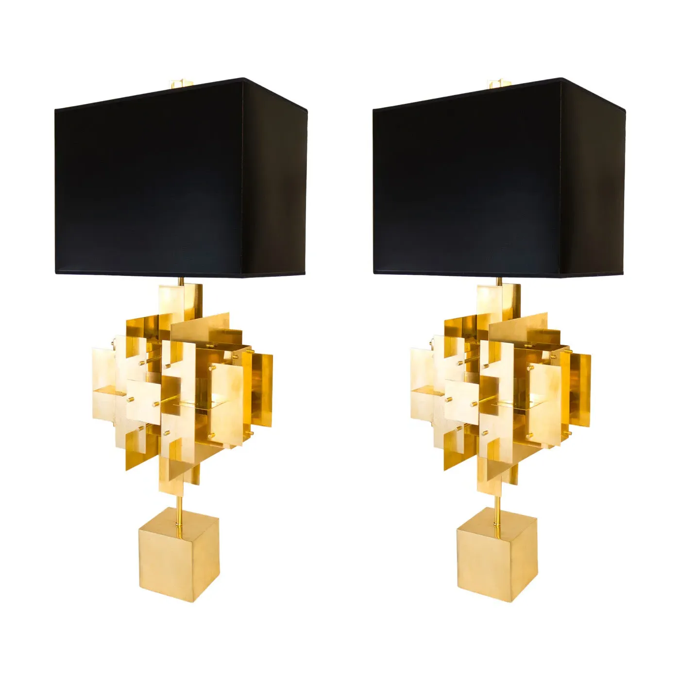 2-Pack Table Lamp Bundle - Black, Brass image
