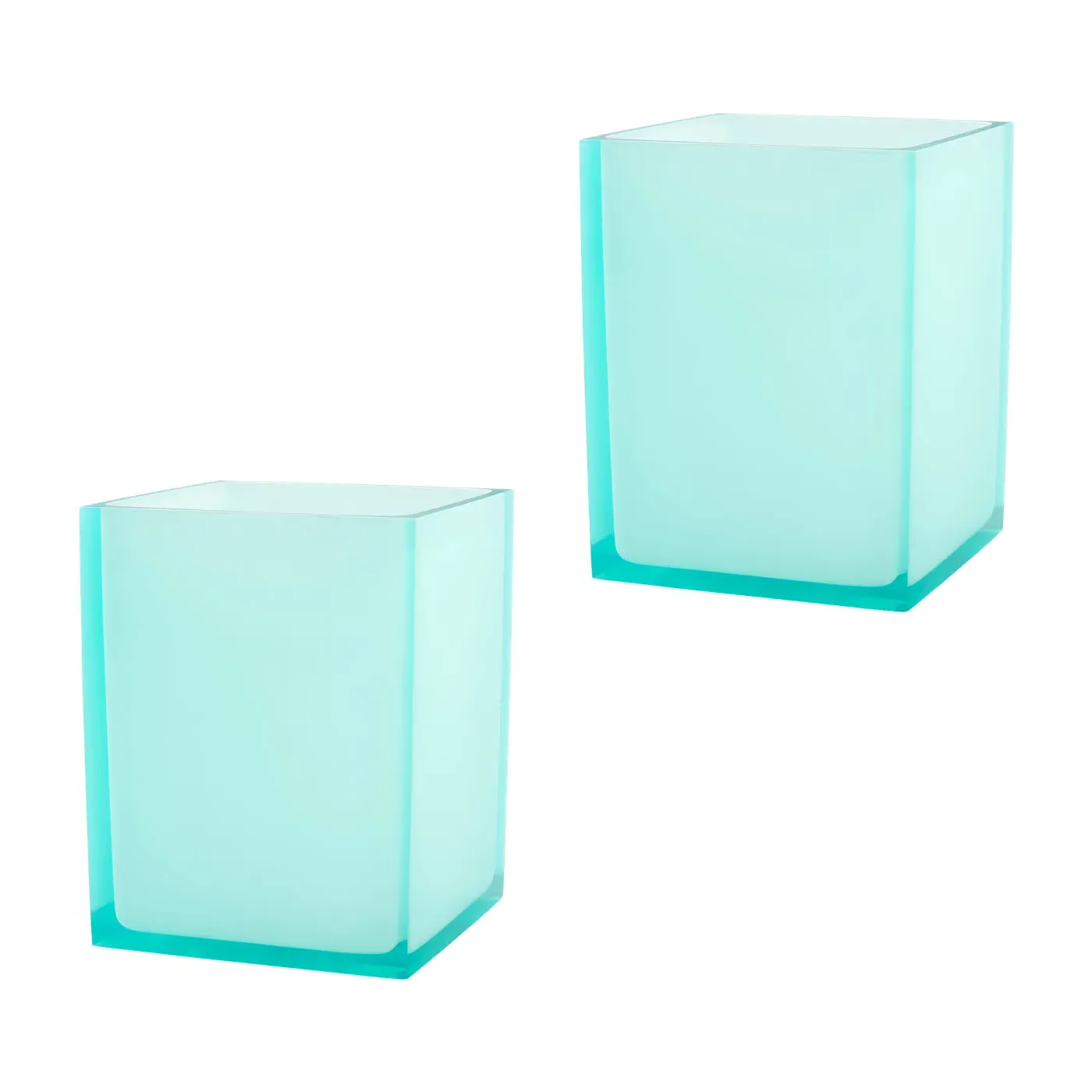 2-Pack Tissue Box Set - White, Acrylic image