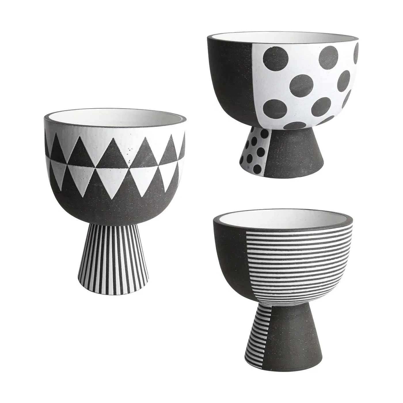 3-Piece Bowl Set - Ivory, Stoneware image
