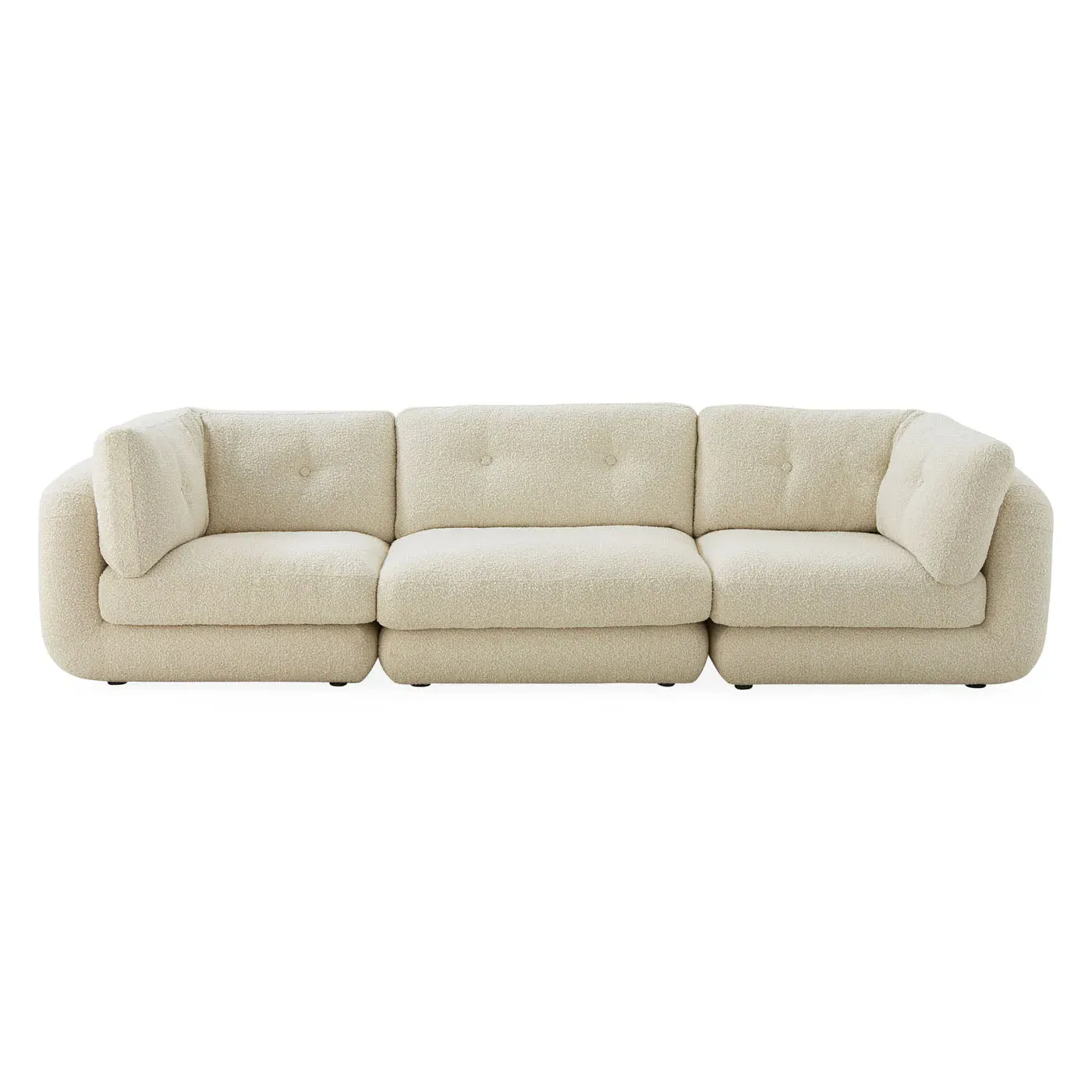 3-Piece Modular Sectional with Tubular Frame image