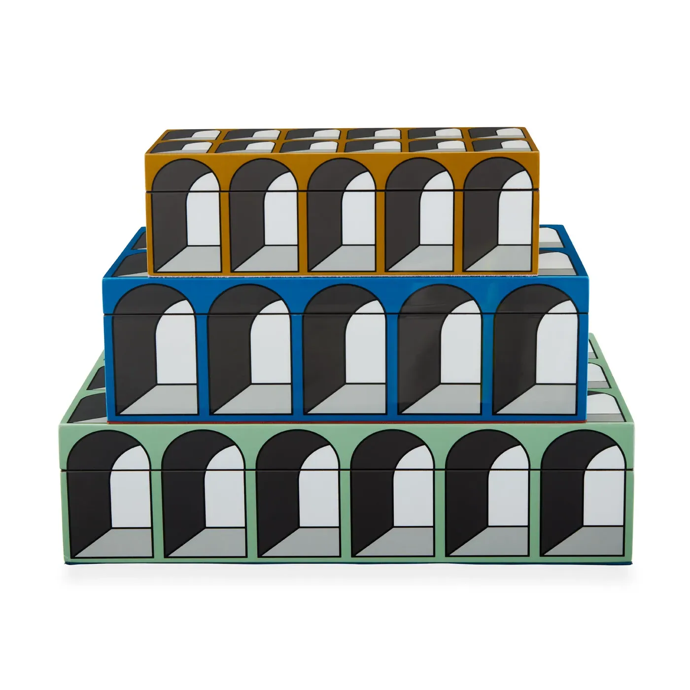 3-Piece Storage Box Set - High-Gloss Lacquer image