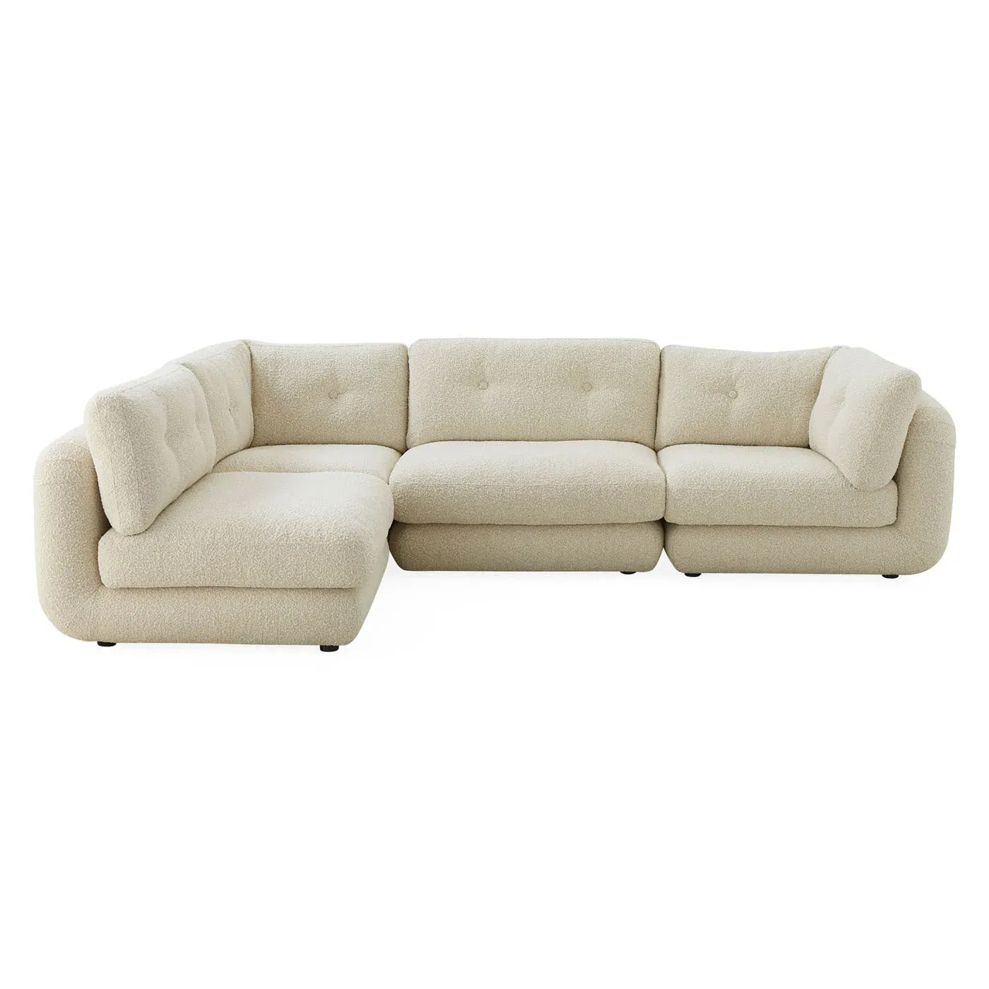 4-Piece Modular Sectional with Tubular Frame