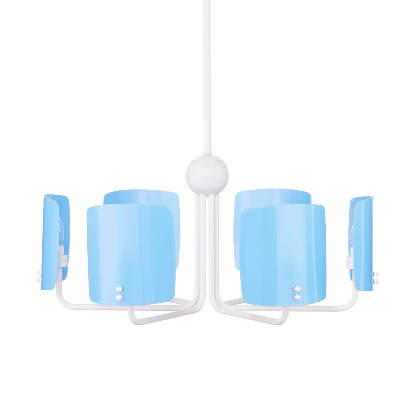 6-Light Chandelier - Acrylic Shades image