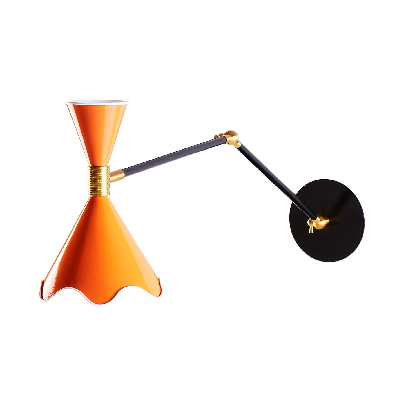 Articulating Wall Sconce - Orange, Steel image