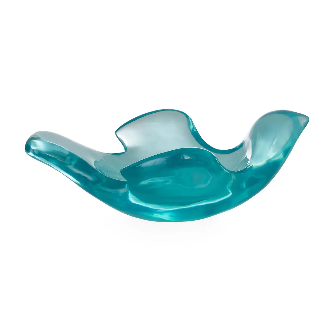 Bird Bowl Decorative Catchall - Turquoise, Acrylic image