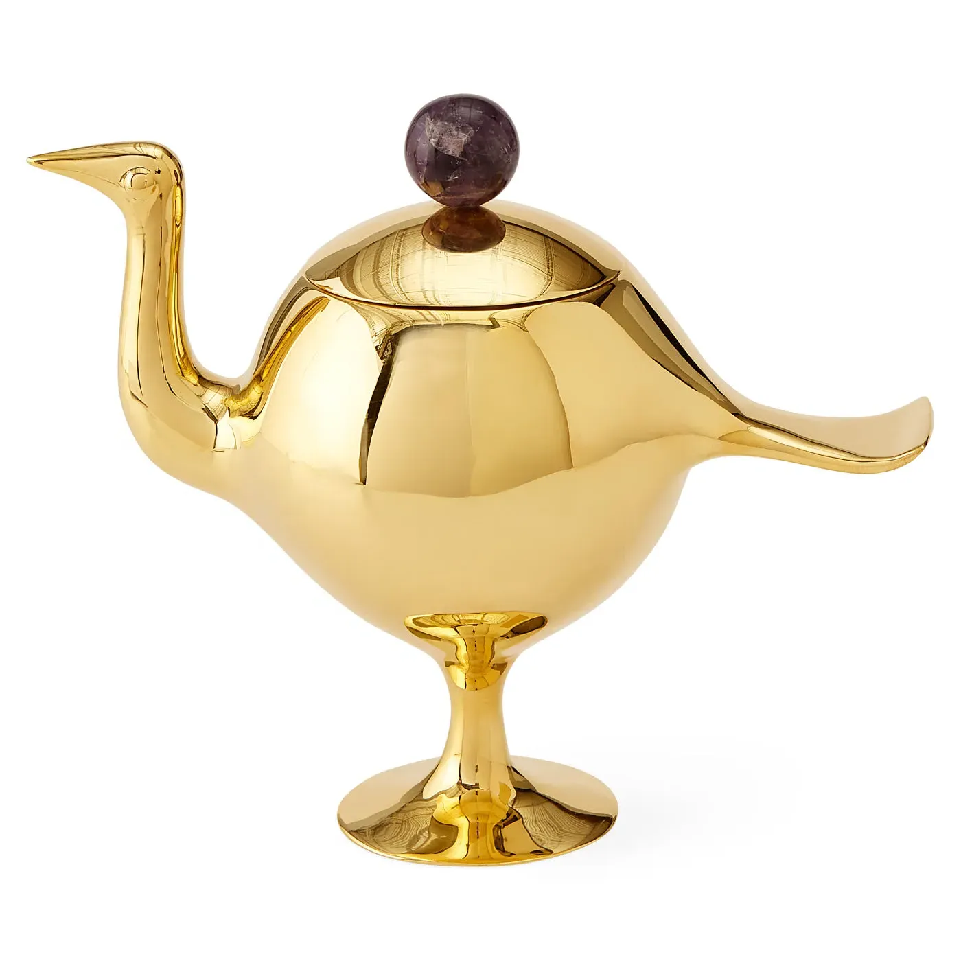 Bird Box Decorative Accent - Brass image