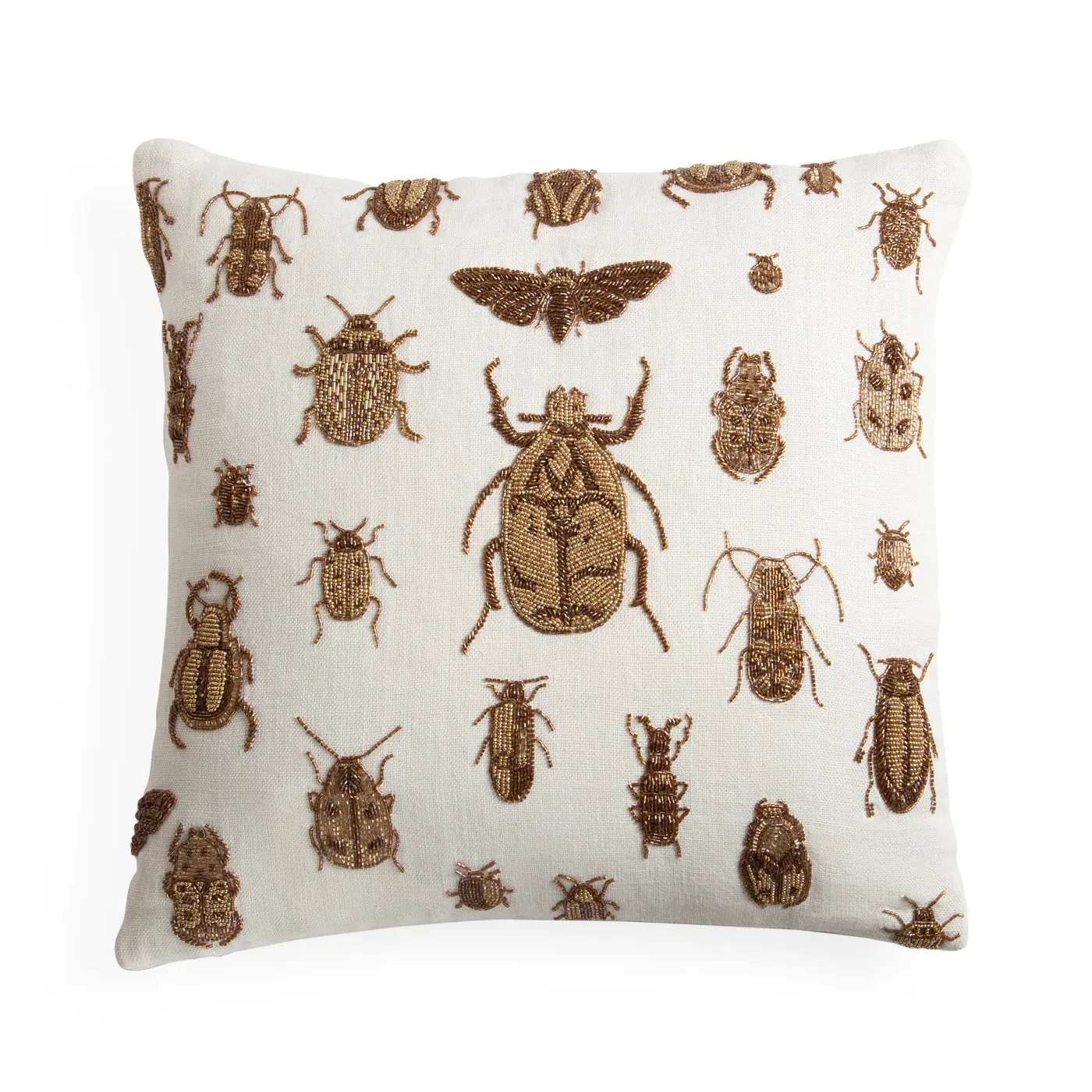 Botanist Specimen Cushion - White, Linen image