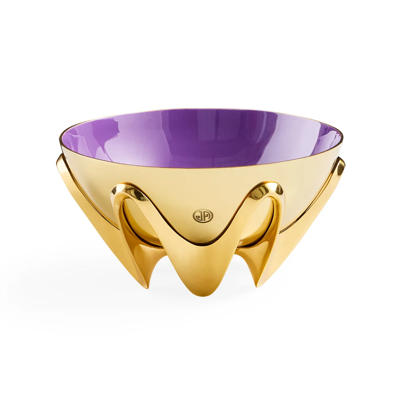Decorative Bowl - Amethyst, Brass image