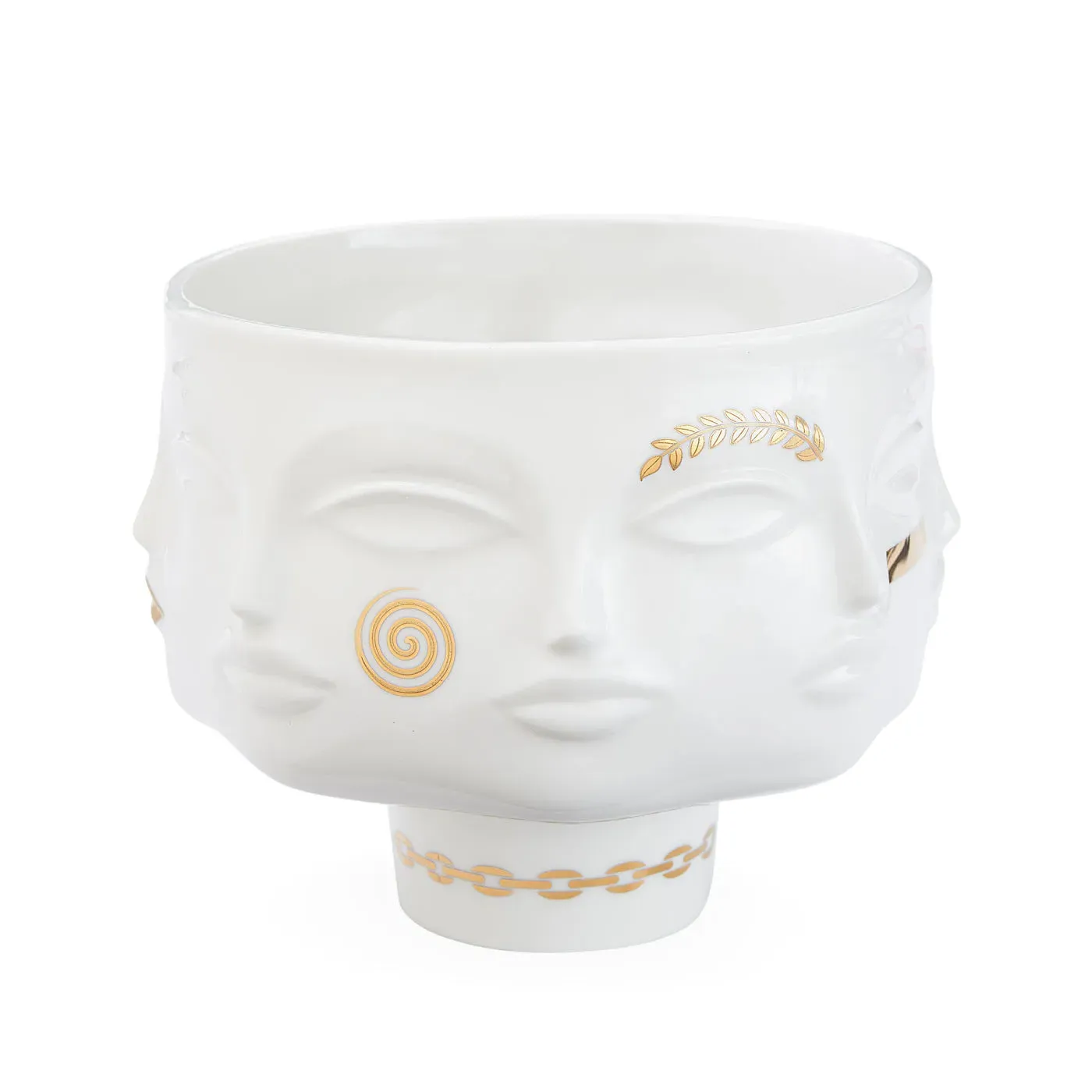 Decorative Bowl with Gold Details - Porcelain image