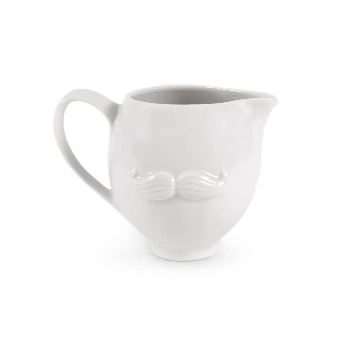Decorative Creamer with Face Design - Porcelain image