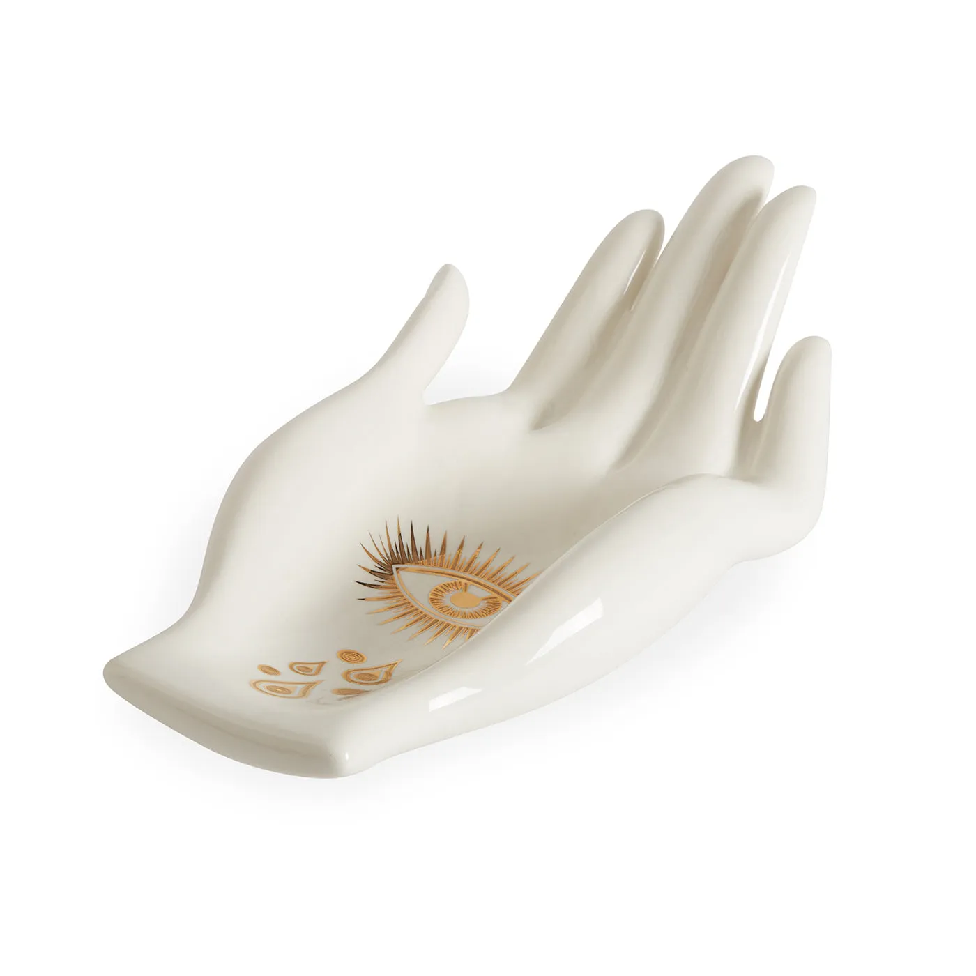 Decorative Fruit Bowl - Gold, Porcelain image