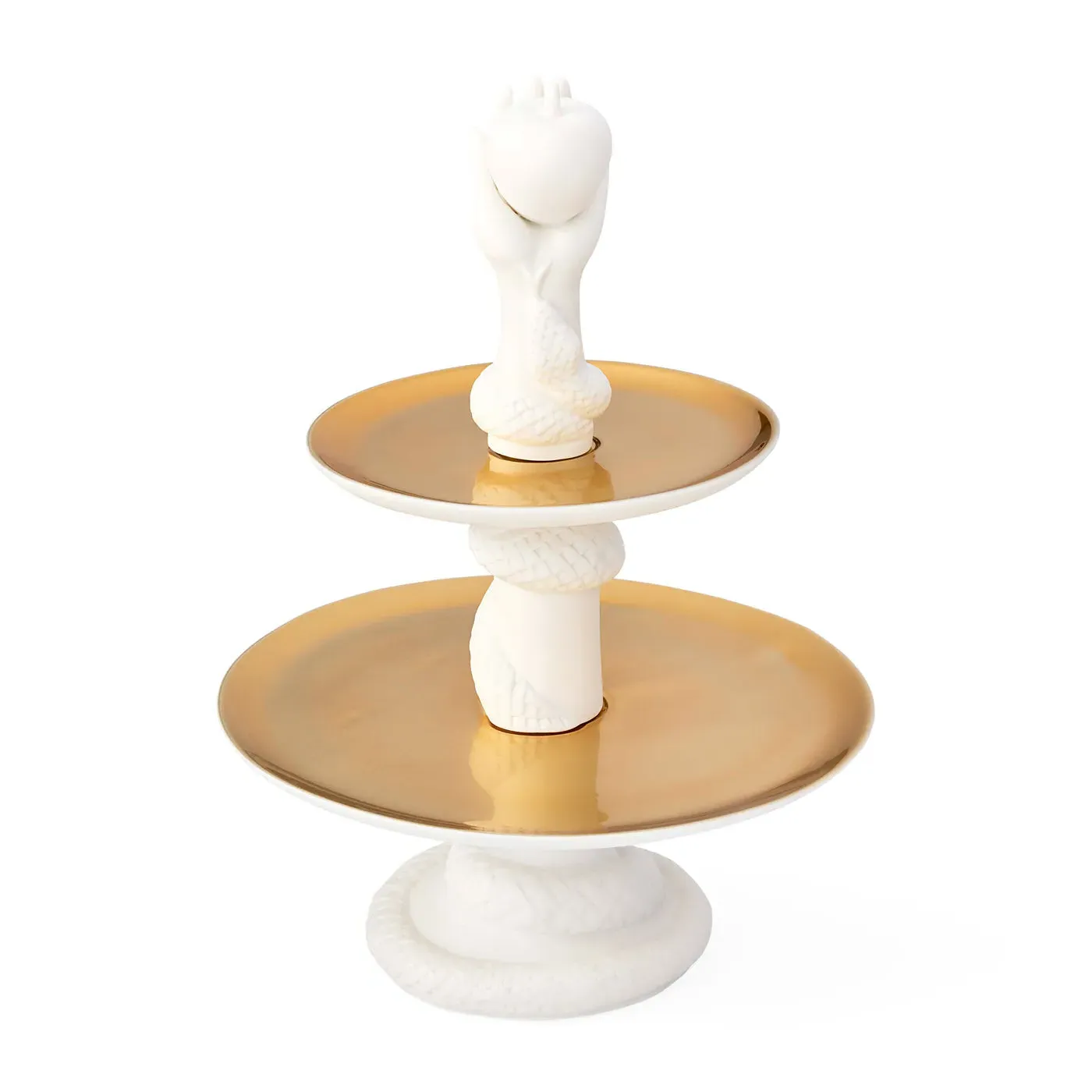 Decorative Serving Tray - Gold, Porcelain image